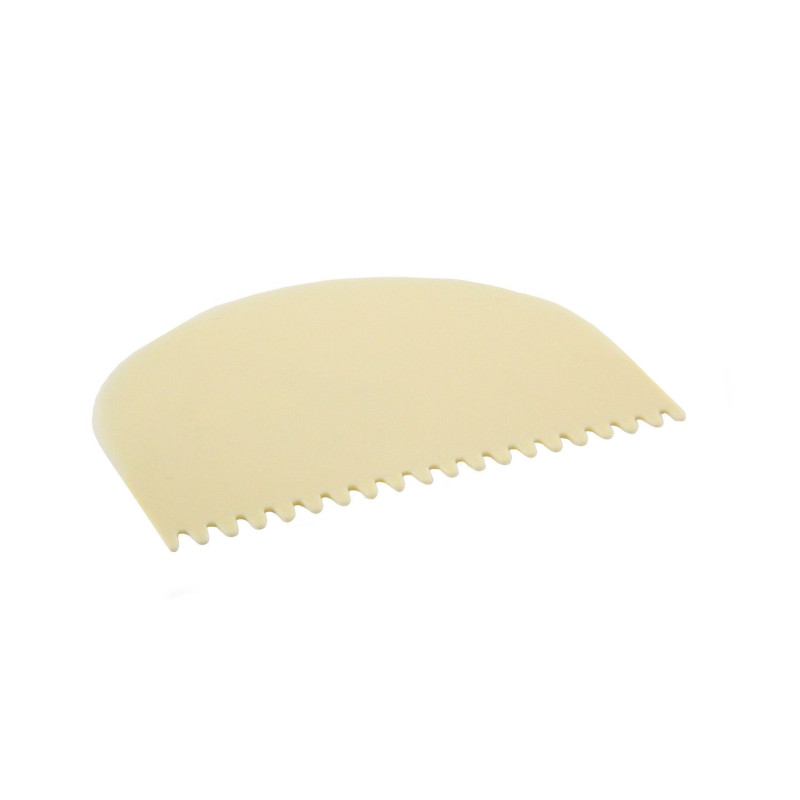 Garnishing scraper rounded 11.5x7.6cm (round edges)