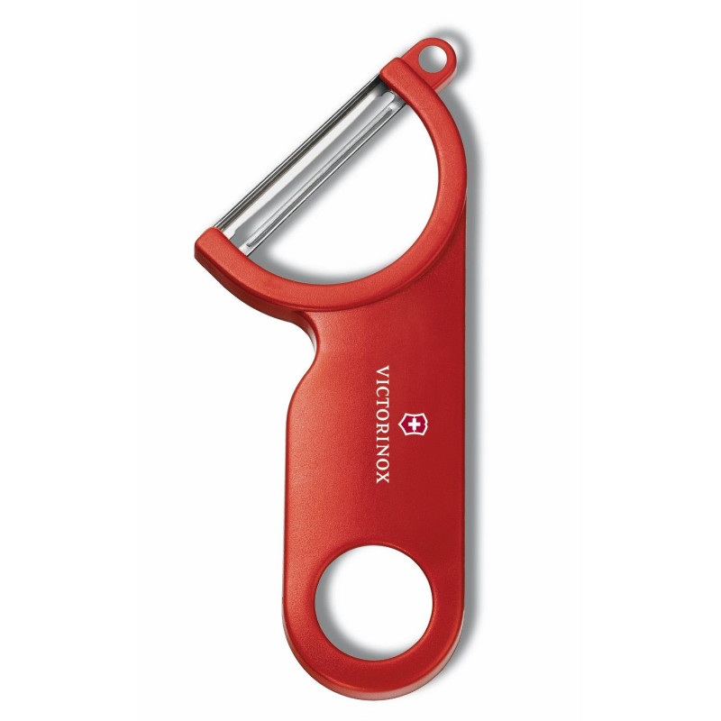 Potato peeler s/s red