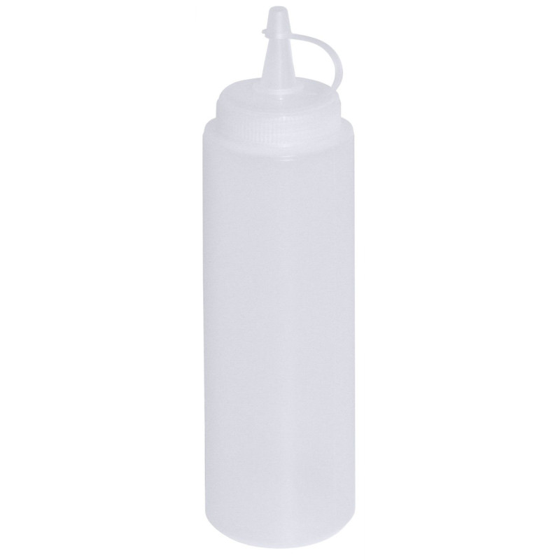 Squeeze sauce dispenser 250ml transparent