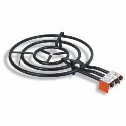 Enamelled gas burner 70cm