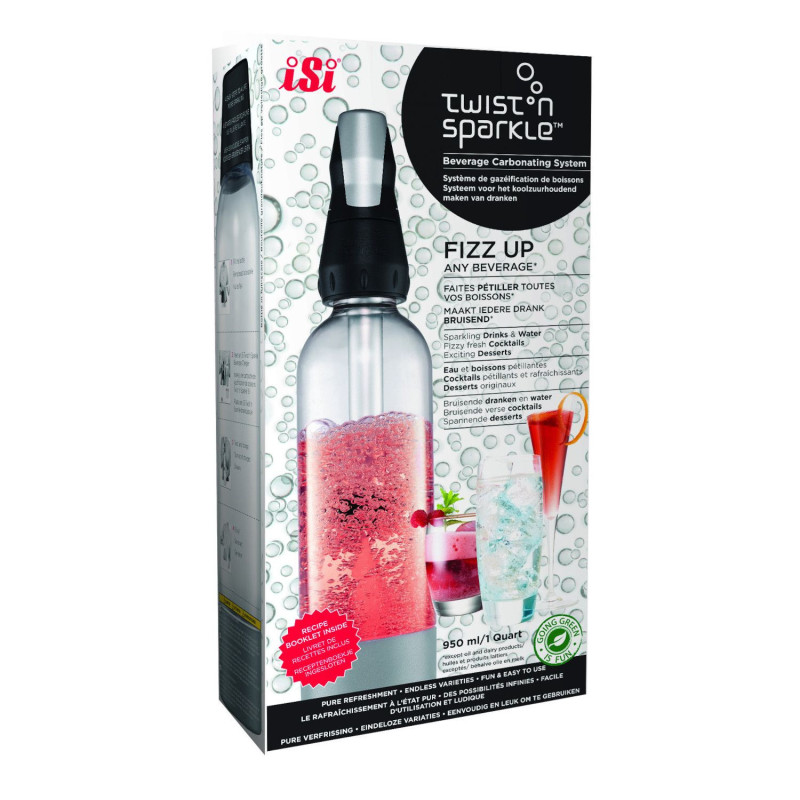 Vee sifon TWIST AND SPARKLE 950 ml