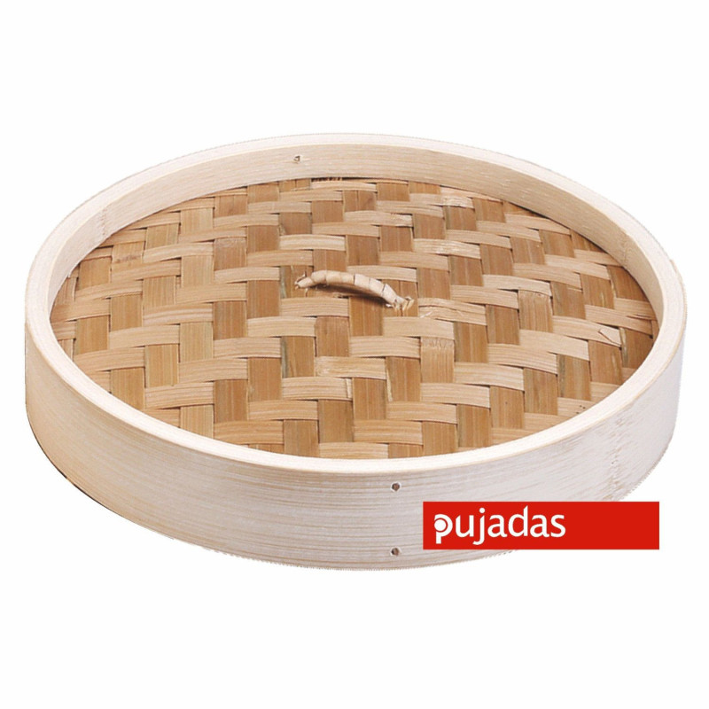 Round steamer lid bamboo D15cm h-3.5cm
