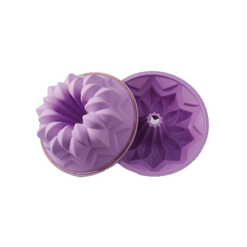 Silicone mould D240 h-100mm 2300ml STAR BUNDT FORM