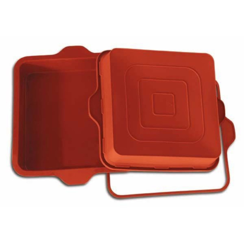 Silicone mould 228x228 h-50mm 2300ml SQUARE PAN