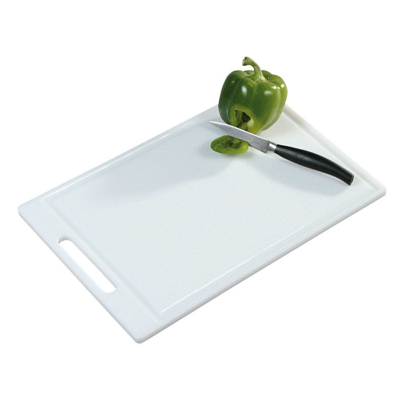 Dēlītis plastmasas ar rokturi 44×29cm balts