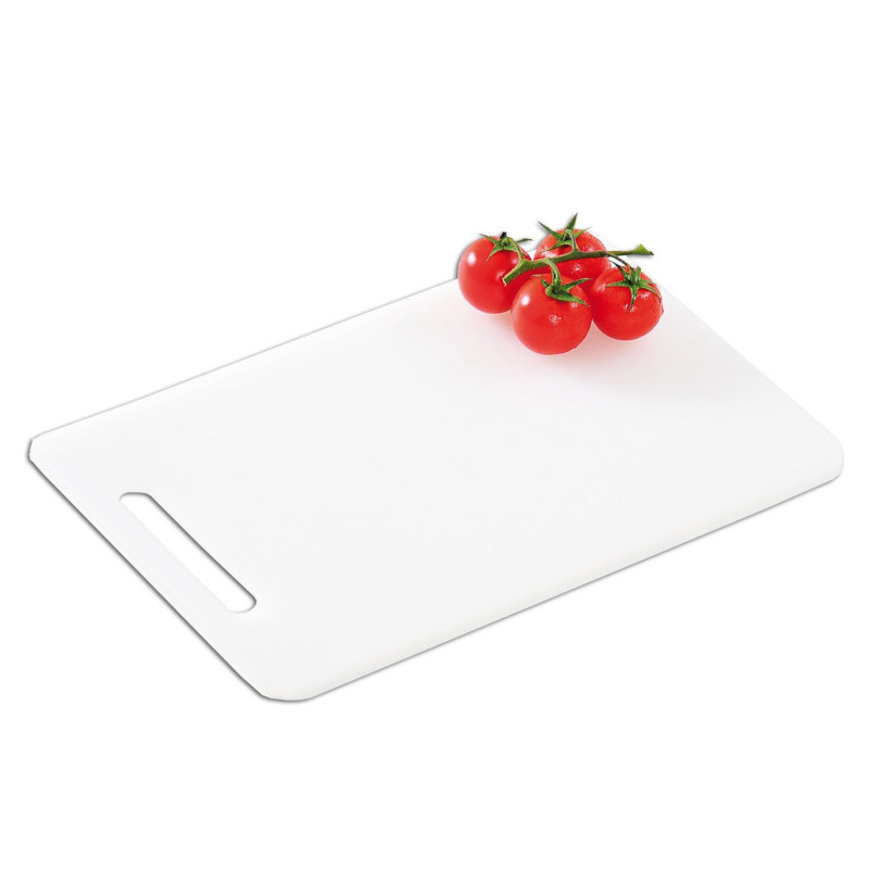 Cutting board plastic 34x23x0.9cm white