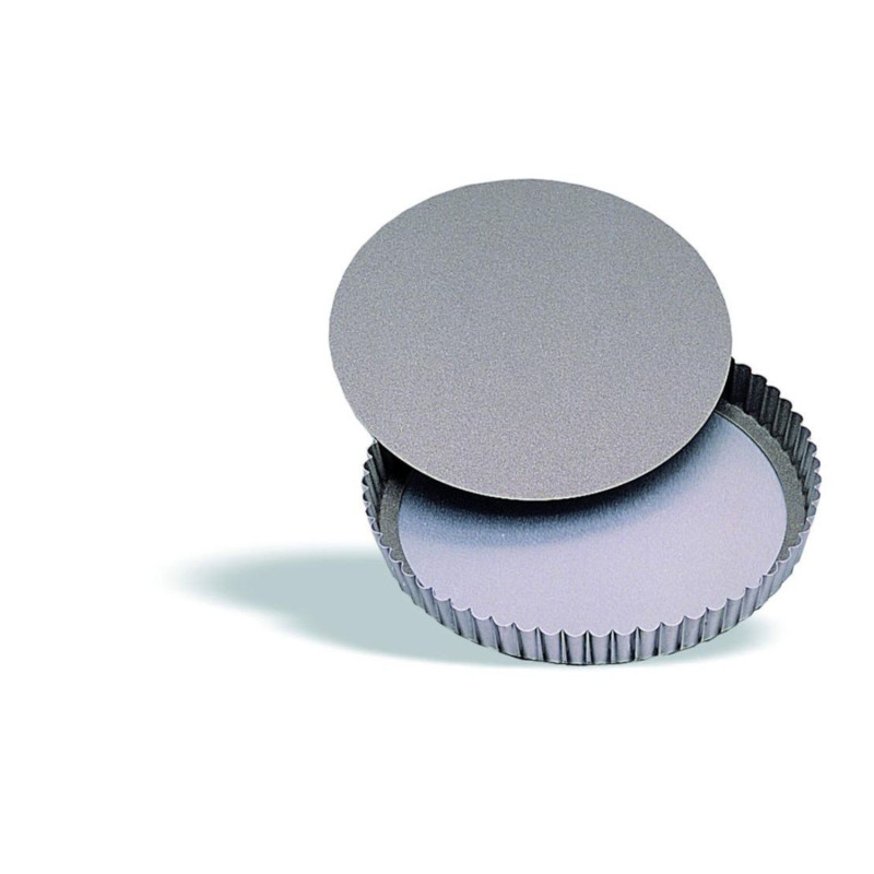 Form D 20cm h-2.5cm with fluted edges and loose bottom