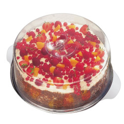 Cake stand s/s with 2...