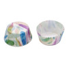 Paper baking cup D5/7 h-3cm 50pcs RAINBOW FEATHERS