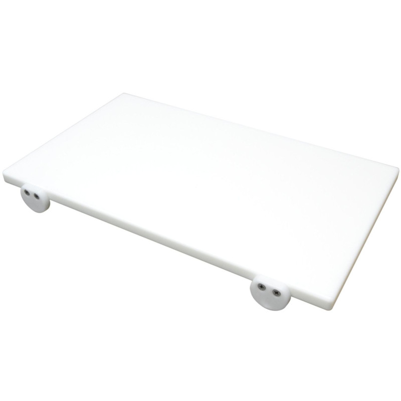 Dēlītis plastmasas 60×40cm h-2cm balts