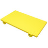 Cutting board plastic 60x40x2cm yellow