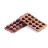 Silicone mould for chocolate 30x22 h-25mm 15x10ml MONAMOUR