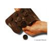 Silicone mould for chocolate 30x22 h-25mm 15x10ml MONAMOUR
