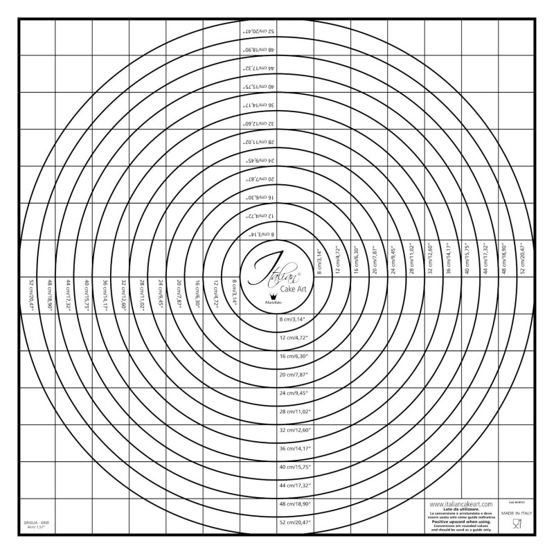 Трафарет для сахарной мастики 60x58 см.