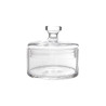 Glass dish with lid D13cm h-12.5cm