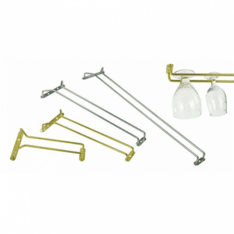 Glass rack 41cm gold