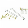 Glass rack 41cm gold