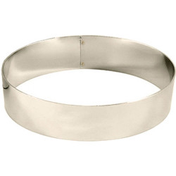 Ring tart steel D 15cm h-3.5cm