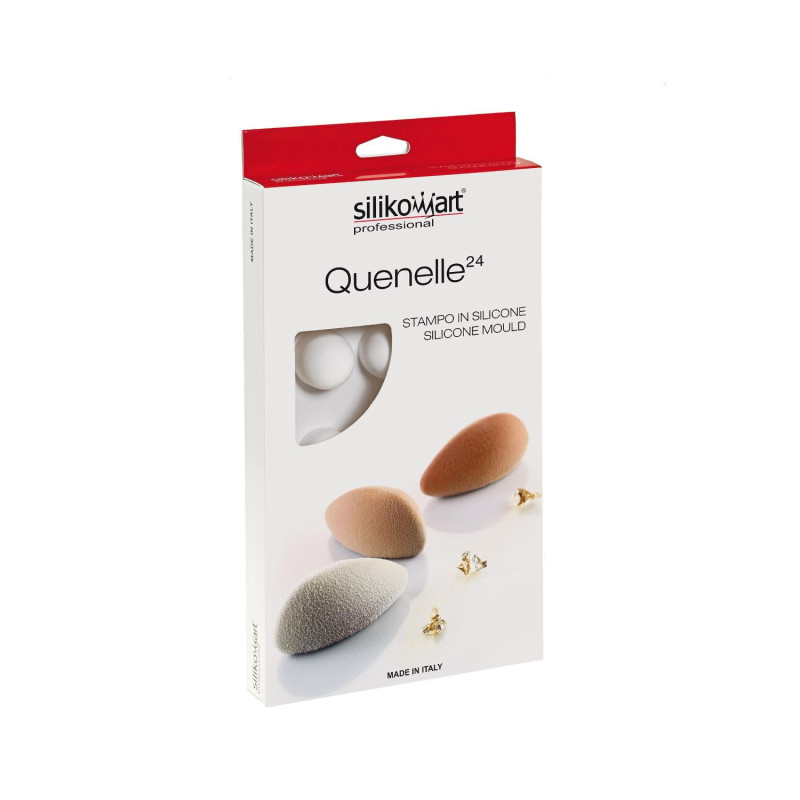 Forma silikona 63x29 h-28mm 12x24ml QUENELLE