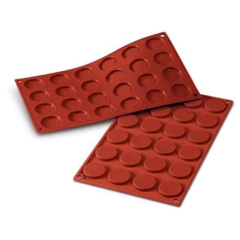 Silicone mould D35 h-5mm 24x5ml FLORENTINS
