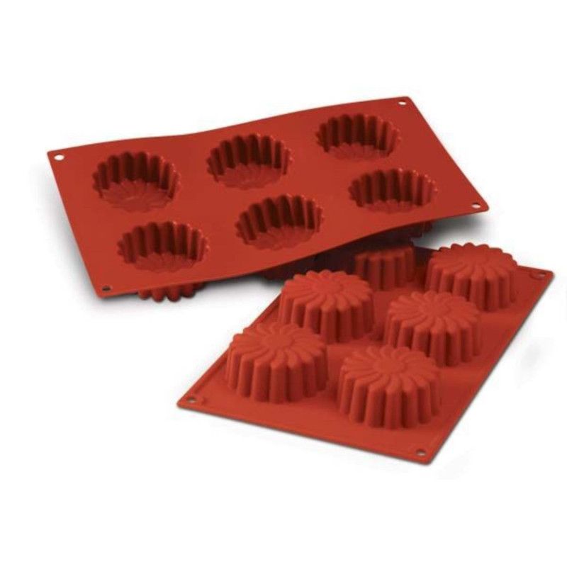 Mudelit silikon ø70 h-28mm 6x80ml DAISY