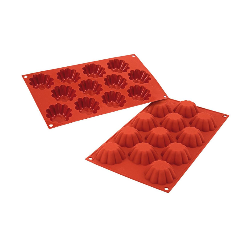 Форма силикона Ø58 H-22 мм 12x33ml Briochette