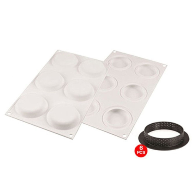 Formos rinkinys silikonas ø67 ir plastikas ø80mm 6vnt TARTE RING
