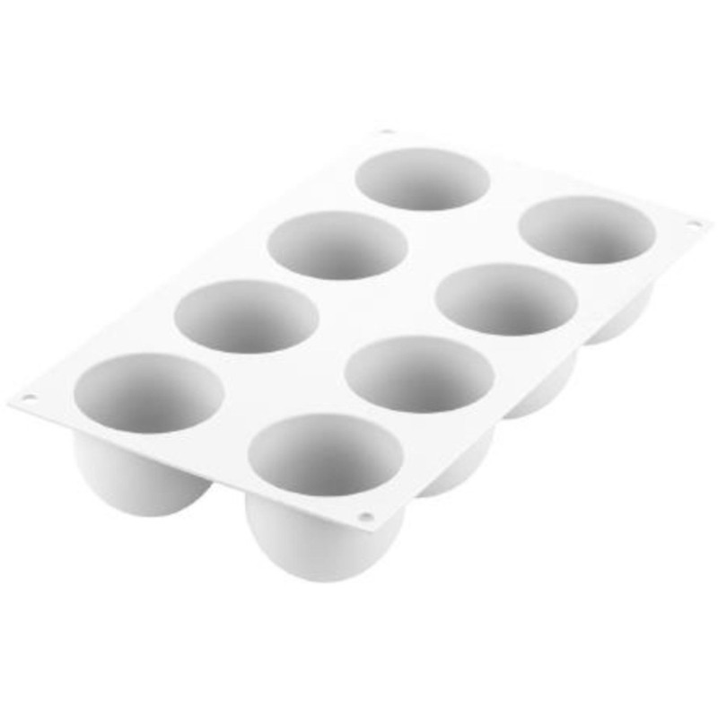 Forma silikoninė ø62 h-52mm 8x125ml DOME