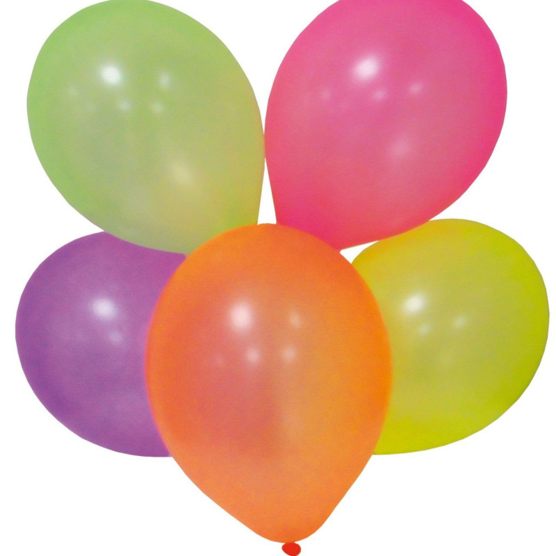 Balloon NEON D29cm 90cm 10pcs.