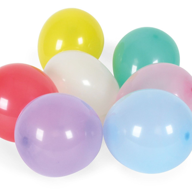 Baloni ø15cm 70cm 50gb krāsaini
