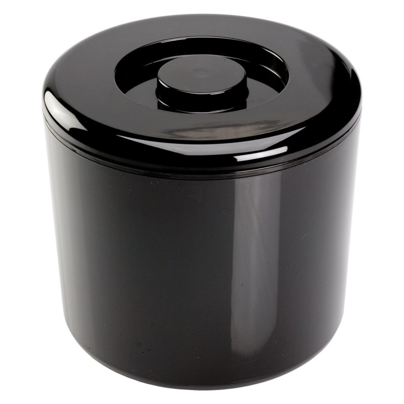 Ice Box black 8L round