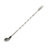 Bar spoon with fork end 25cm