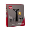 Wine Saver Concerto Black Gift Set (1 Pump, 3 Wine Stoppers, 1 Crystal Server)
