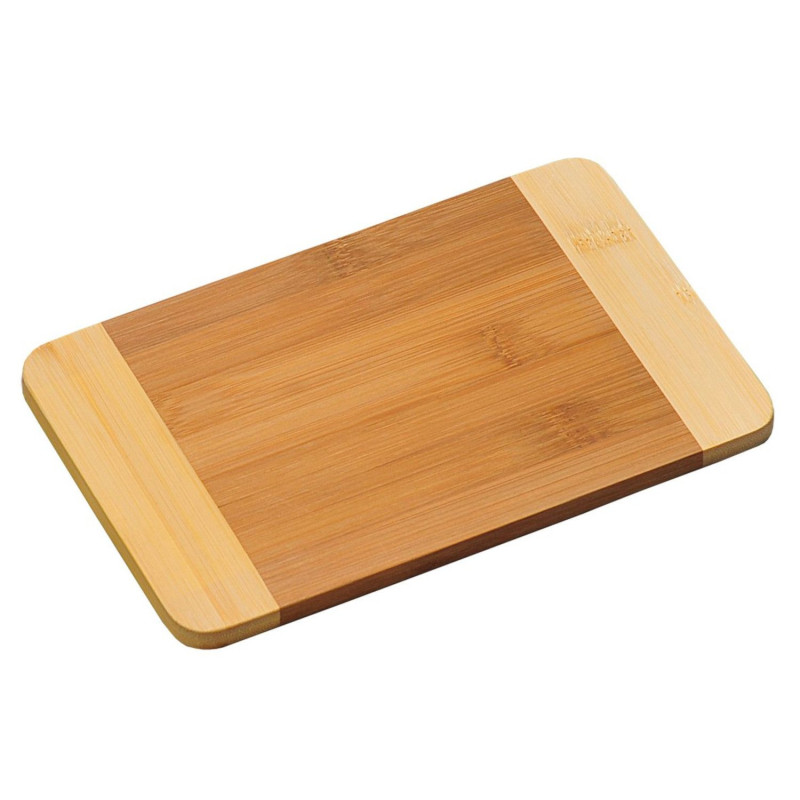 Dēlītis koka bambusa 23x15x1cm divkrāsains