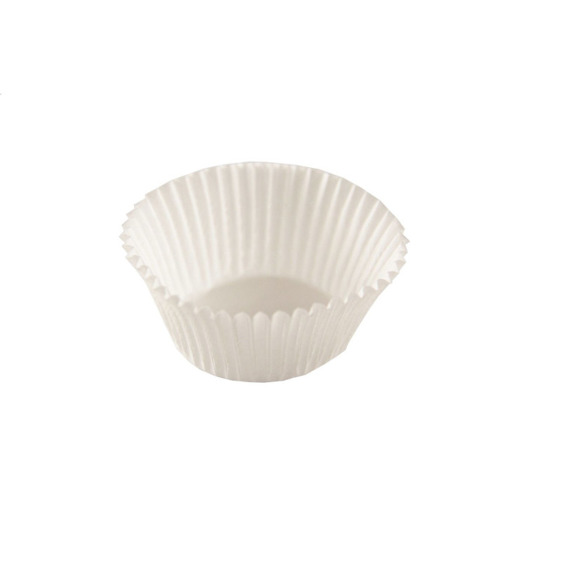 Baking cups 1000pcs D4cm h-2.4cm white