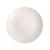 ALFA DESERTA Plate Matte White 21 cm Ceramic