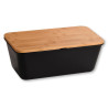 MAIZES BOX  35x20x13.5CM, MATĒTA, black , PP PLASTMASA/BAMBUSS, FSC, Kesper