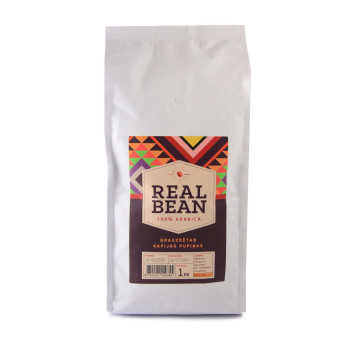Coffee beans REAL BEAN 100% Arabica 1kg