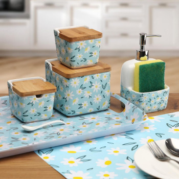 Cukraus dubuo Versa DAISY  Keramikinis 8,8 x 8,5 x 8,8 cm