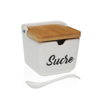 Сахарница Versa SUCRE Белый Керамика 8,8 x 8,5 x 8,8 cm