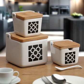 Сахарница Versa Керамика 8,8 x 8,5 x 8,8 cm