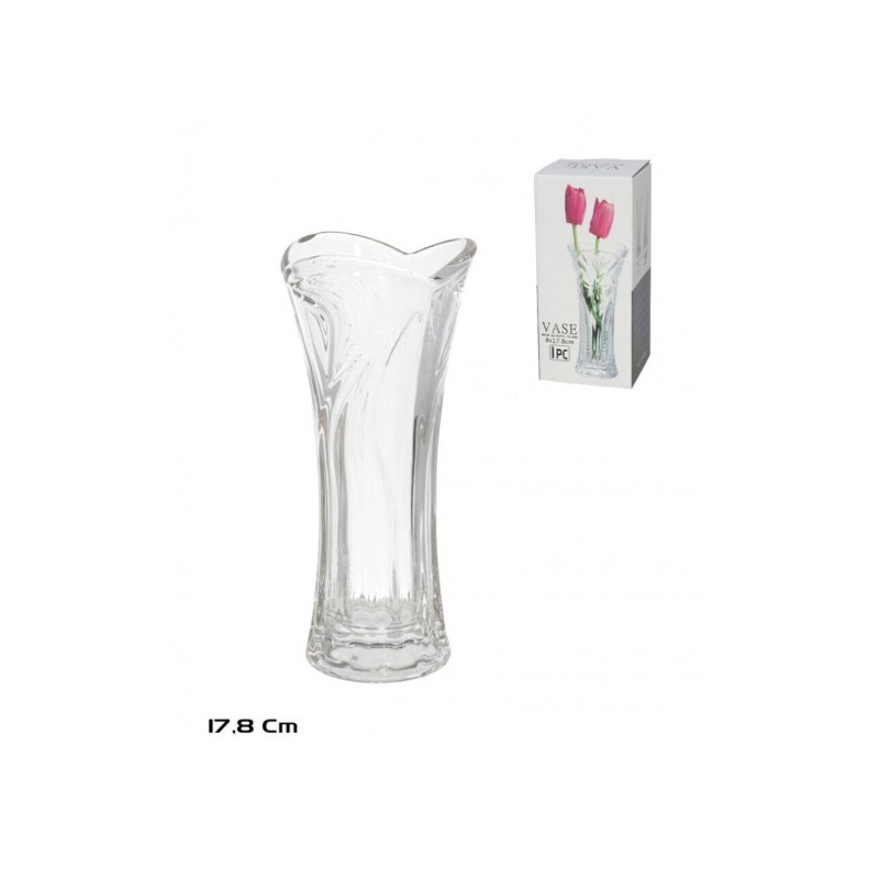 Vaza stikl. 18cm ARUNCA
