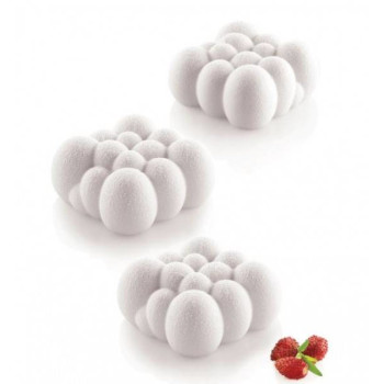 Forma silikoninė 71x71 h-34mm 6x120ml CLOUD