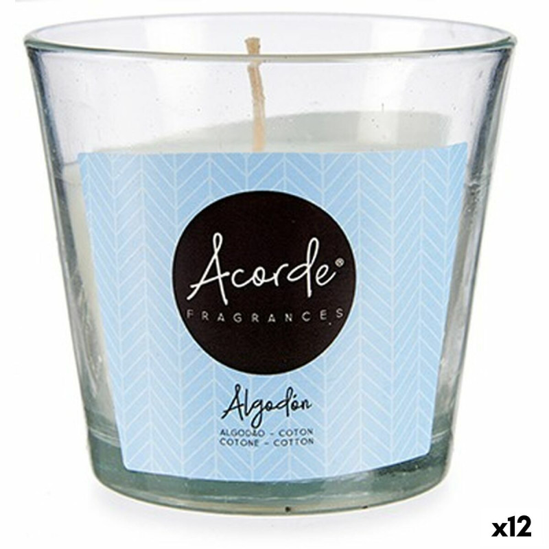 Scented Candle Acorde 1264-50H Cotton 120 g (12 Units),,,