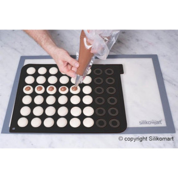 Forma silikoninė 600x400 70xø40mm MACARON MAT