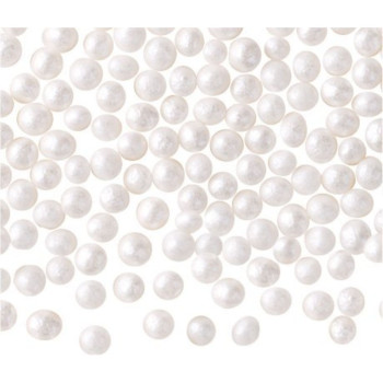 Dekori cukura pērlītes baltas Cake&Bake 150g