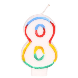 Aastapäeva küünal - number 8