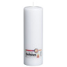 Candle cylinder D8cm h-25cm white
