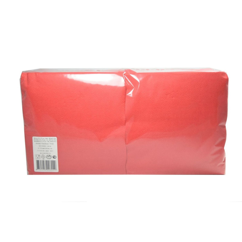 Napkins 24cm 1-ply 400pcs red