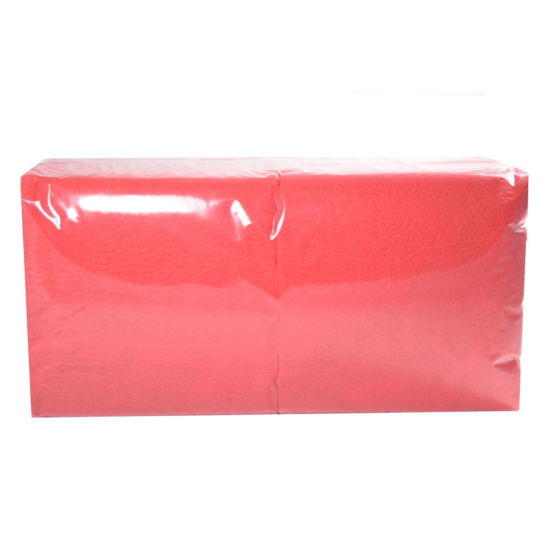 Napkins 33cm 1-ply 100pcs red